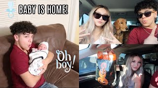 THE BABY COMES HOME! *reveal*