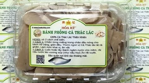 Bánh phồng cá thác lác