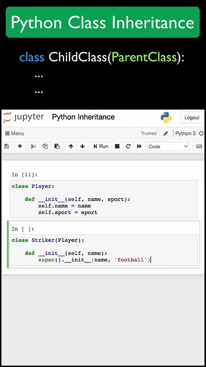Python Class Inheritance: Parent/Child Class + super - YouTube