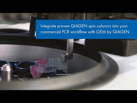 Integrate proven QIAGEN spin columns into your commercial PCR workflow with OEM by QIAGEN
