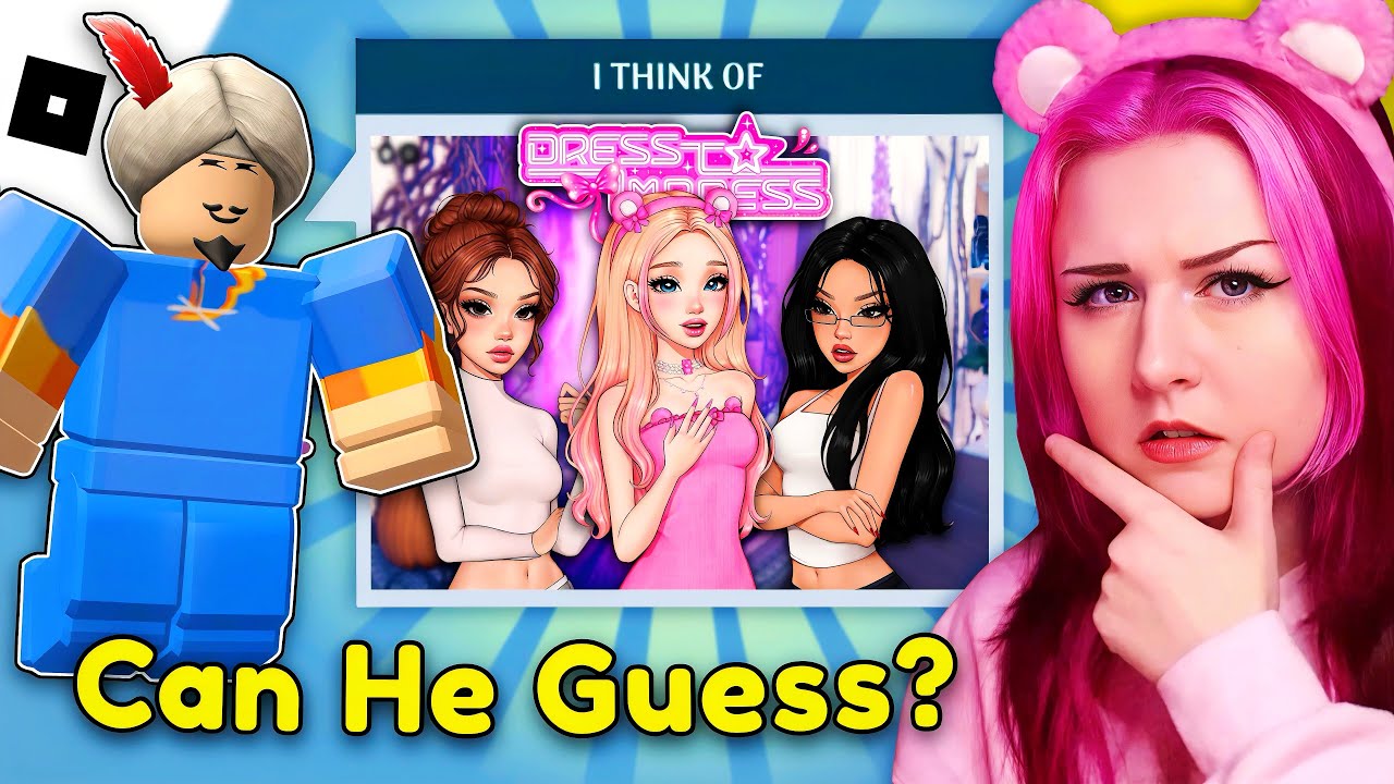 Can AKINATOR On ROBLOX Guess ME & The LANA LORE Characters?! | Dress to Impress