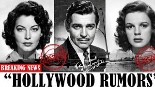 19 Awful Nasty RUMORS From The OLD Golden Age Of Hollywood