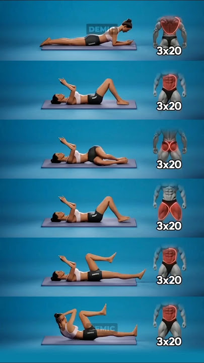DEMIC Exercise 💥 Abs Home WORKOUT 🔥🔥 #fitness #abs #demic #motivation #workout