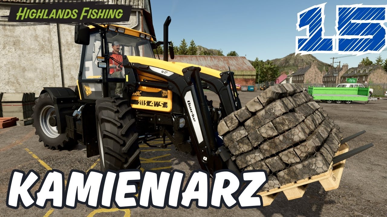 Produkcja kamieni na odbudowę ZAMKU. - FS25 Highlands Fishing.