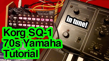 Yamaha CS series + Korg SQ-1 tutorial