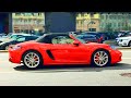 Феррари 458 Италия и Порше Бокстер в жизни. Ferrari 458 Italia VS Porsche 718 Boxster S