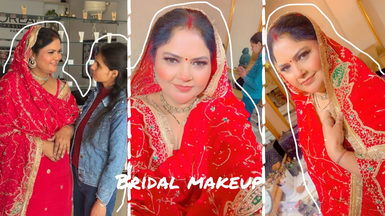 Bridal makeup || HarpreetPunjabi Vlogs || 
