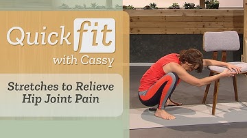 Stretches to Relieve Hip Joint Pain | Quick Fit With Cassy