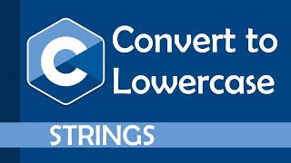 Convert string to Lowercase in C