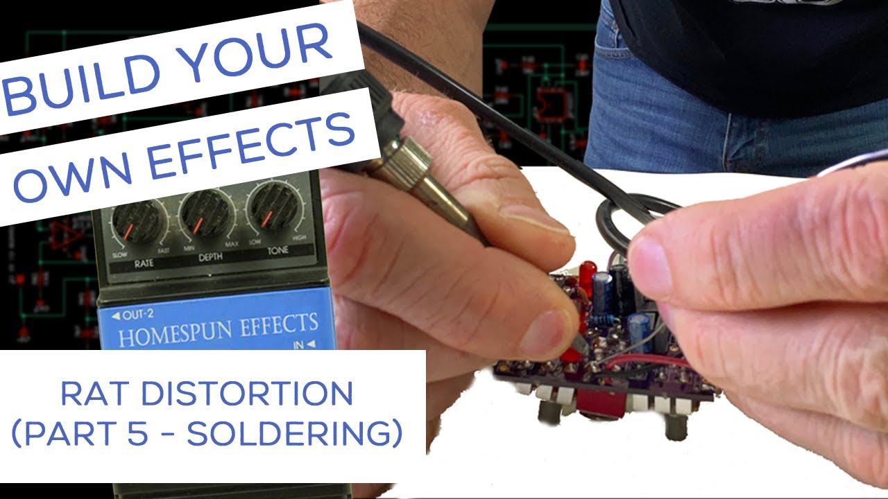 Build Your Own Effect Pedals Rat (Part 5) Soldering and Fixing