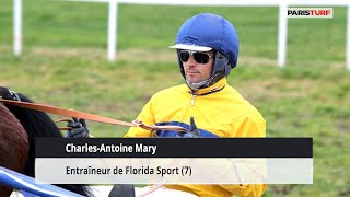 Charles Antoine Mary, entraîneur de Florida Sport (08/12 à Paris-Vincennes)