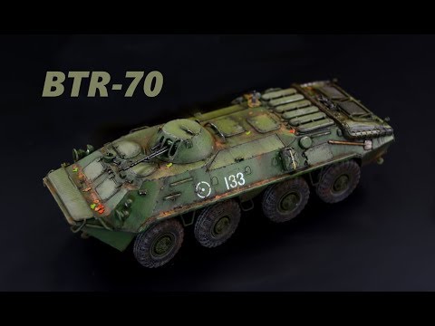 BTR 70 - 1/72 Trumpeter - Armored Fighting Vehicle Model