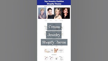 Top Jewelry Fashion Shopify Theme #shopify #shopifythemes ⭐️⭐️