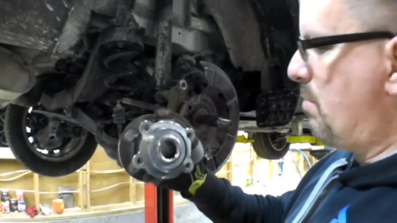 2017 Ford Escape rear wheel bearing - YouTube