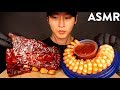 ASMR BBQ BABY BACK RIBS & SHRIMP COCKTAILS MUKBANG (No Talking) EATING SOUNDS | Zach Choi ASMR
