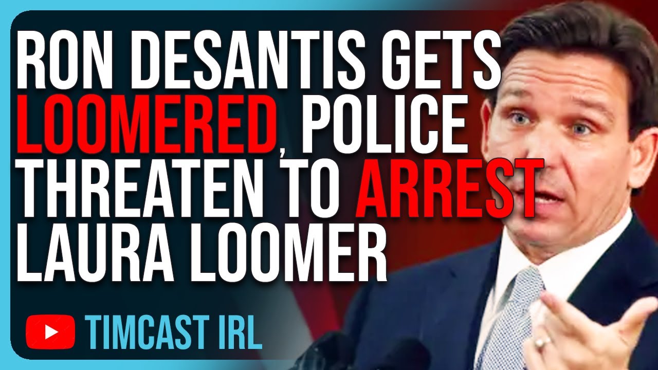 Ron DeSantis GETS LOOMERED, Police Threaten To ARREST Laura Loomer For Trespassing