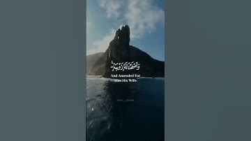 (وَزَكَرِيَّا إِذْ نَادَى رَبَّهُ) القارئ اسلام صبحي حالات واتس اب❤🥺🍁