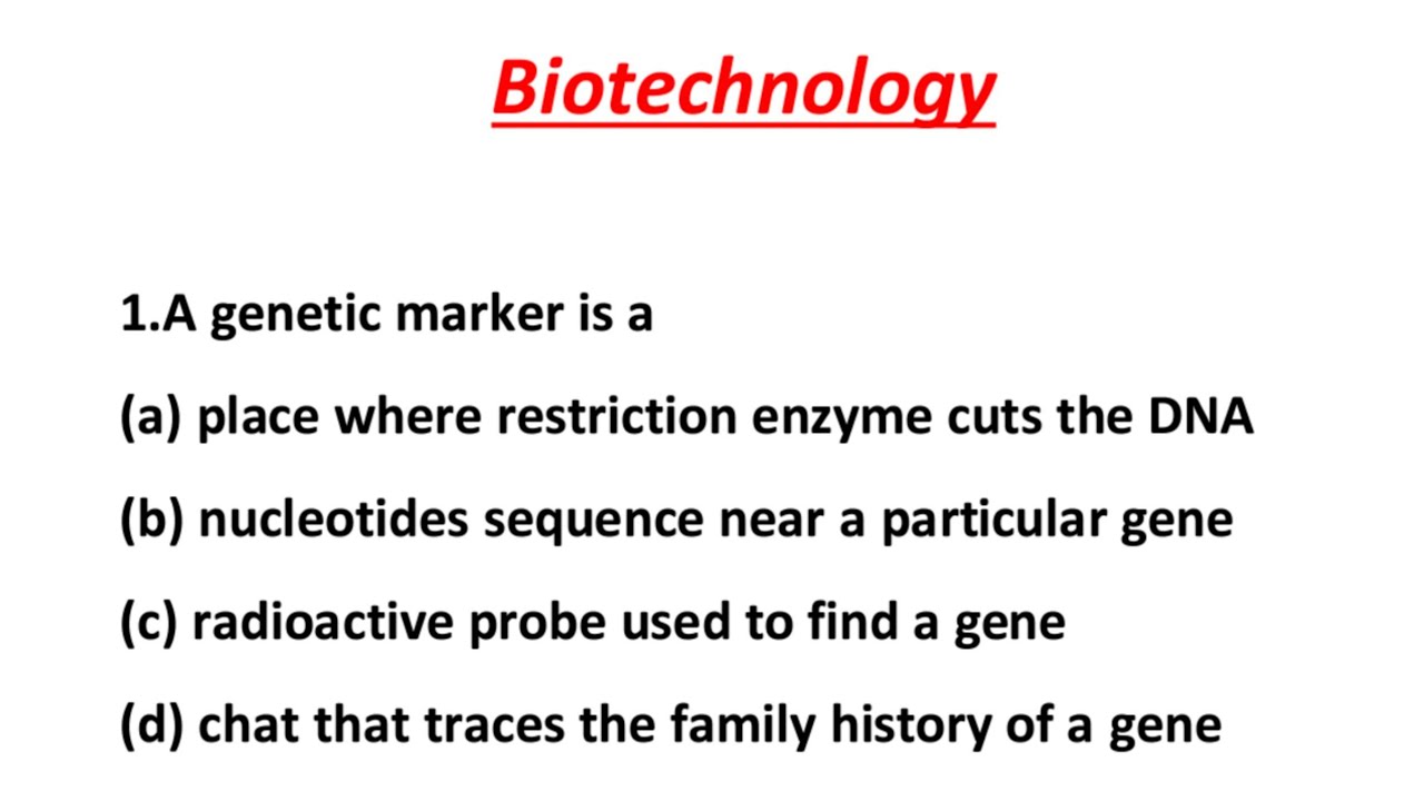 research questions about biotechnology