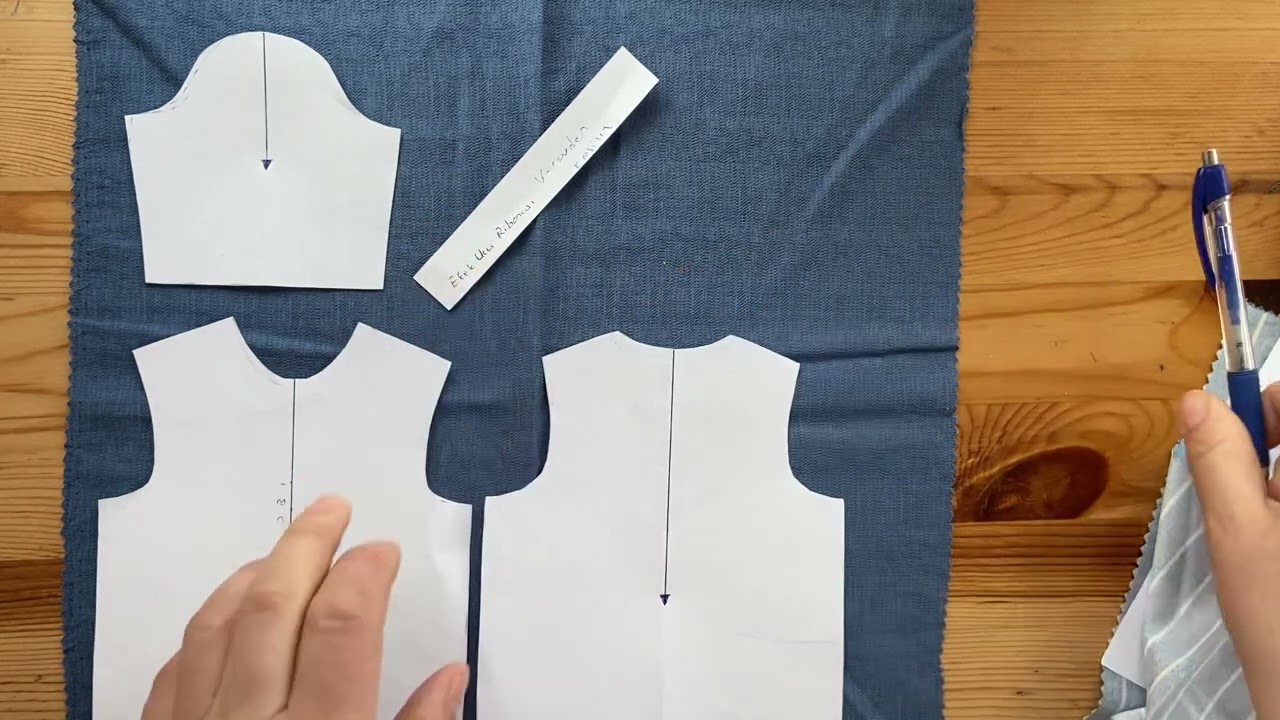 📍Kalıpları kumaşa nasıl yerleştiririz! #sewing #kalıp #dikiş