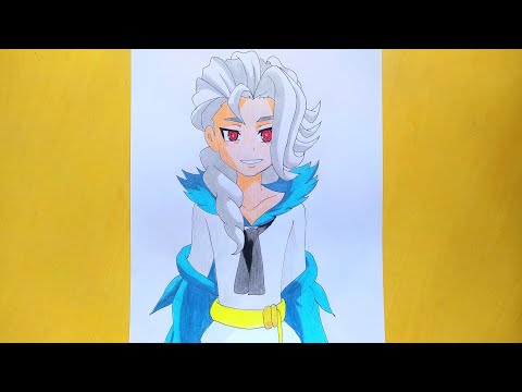 رسم انمي تعلم رسم غوين من انمي بي باتل بالخطوات