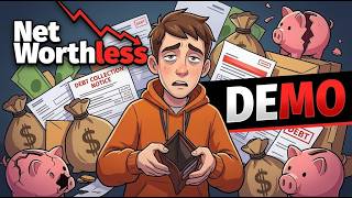 Me surpeendi bastante nesse simulador de vida Net Worthless Demo