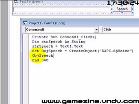 How To Add Speech To Your Visual Basic 6.0 Project