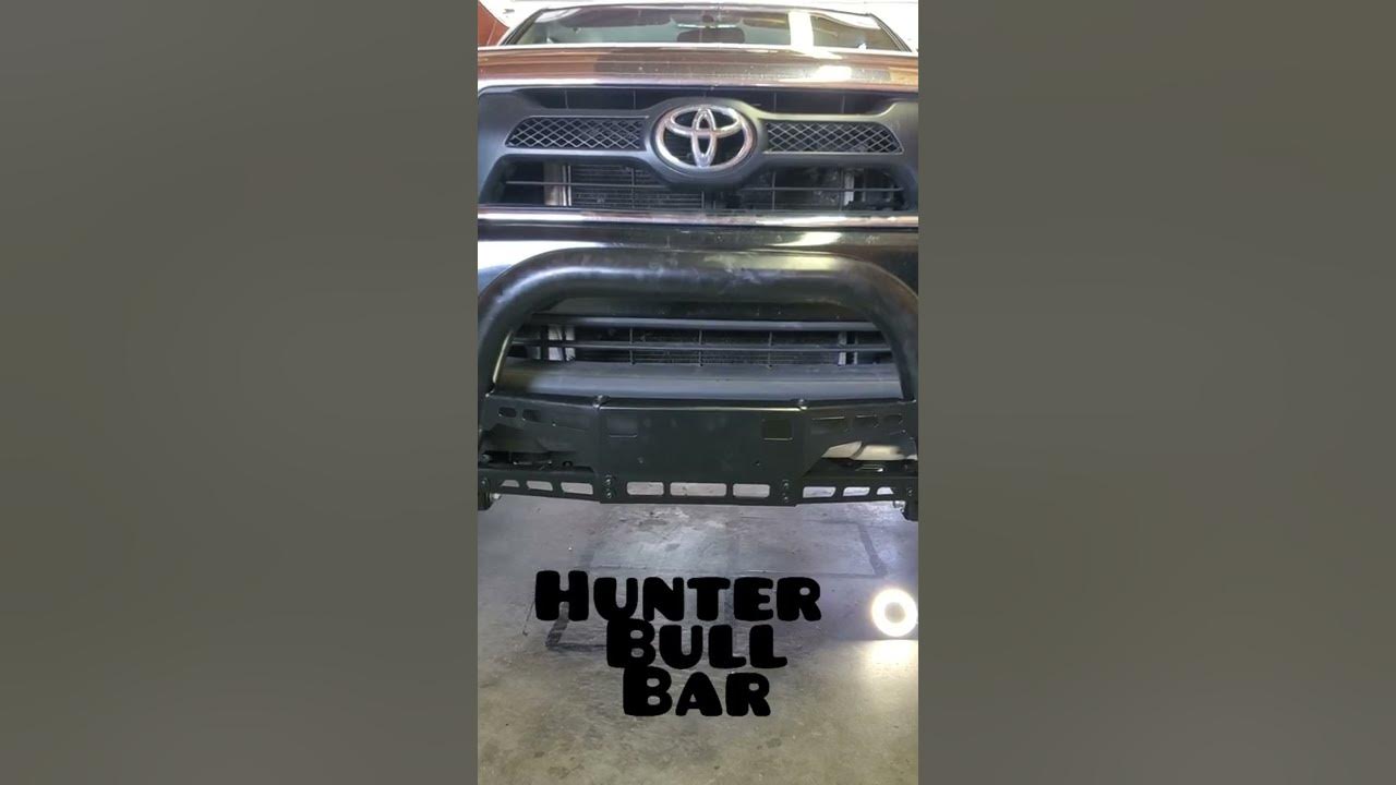 Tacoma Bull Bar install - YouTube