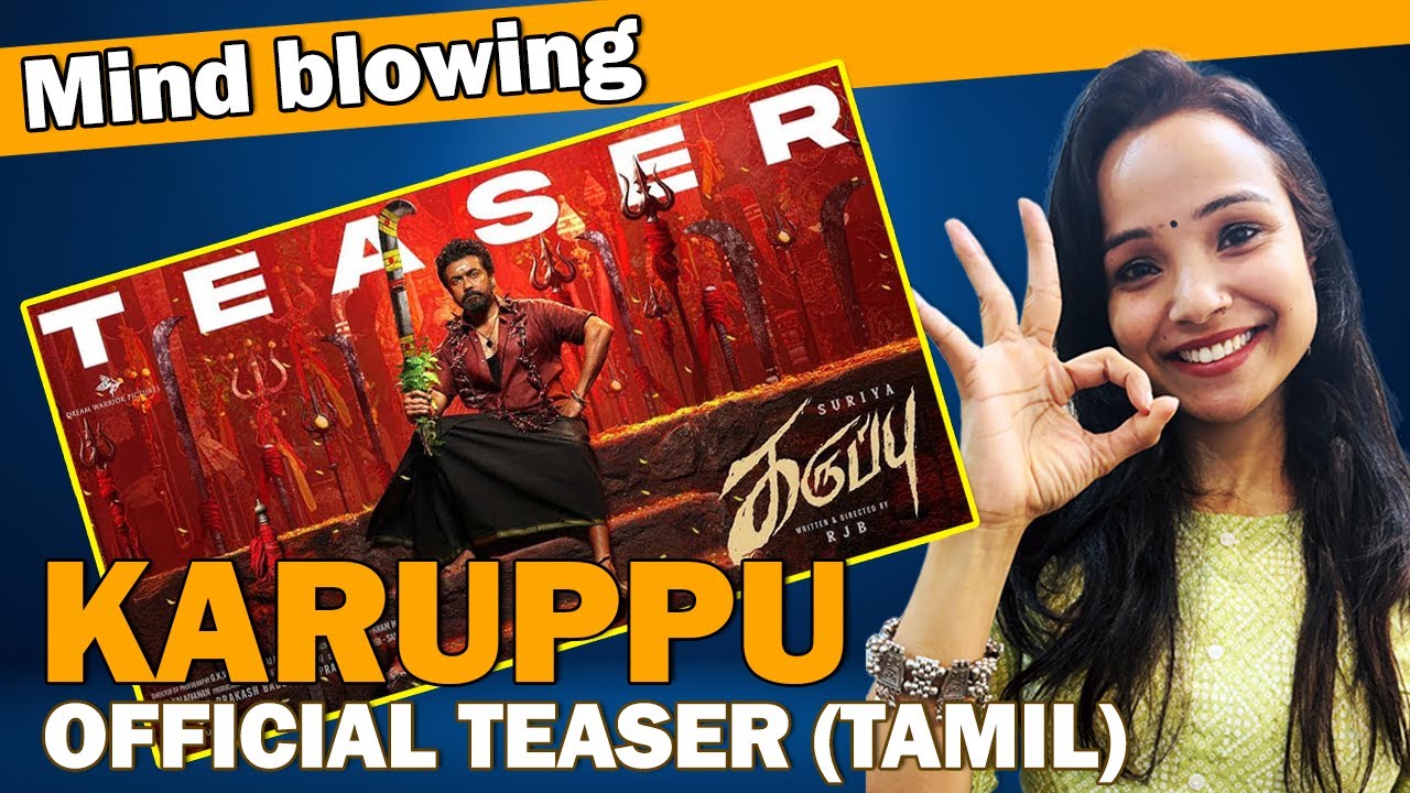 Karuppu Teaser Reaction (Tamil) | Suriya And Trisha | RJB