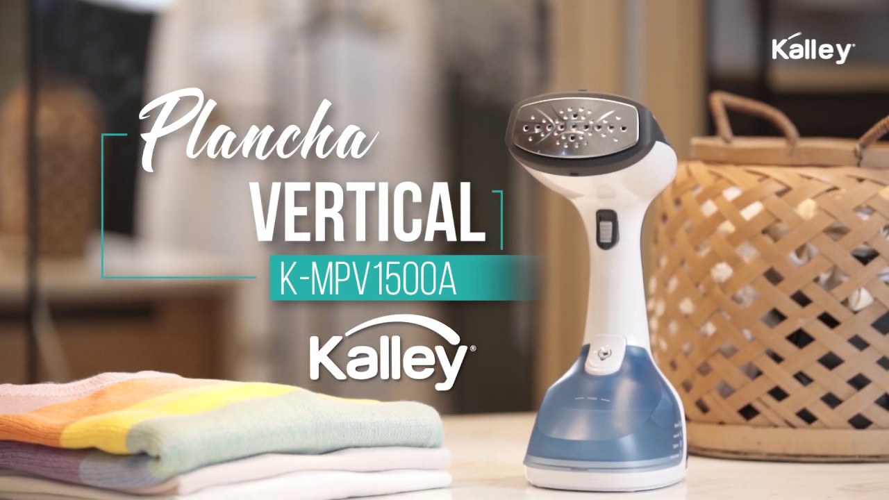 Plancha vertical a vapor #Kalley ¡tu ropa siempre impecable! - YouTube