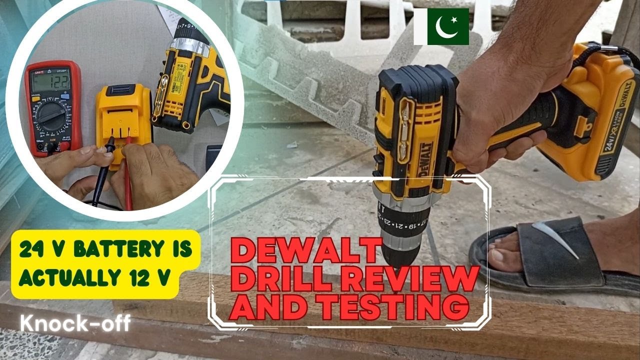 Dewalt replica drill in Pakistan unboxing and TESTING dewalt 