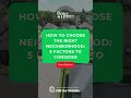 Here are 5 key factors to guide your decision
