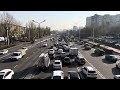 Любимый город Алматы. Движение  на улице Саина. 14 ноября 2023. Kazakhstan. Almaty. November 2023