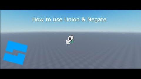 How to use Union & Negate In Roblox Studio 2023
