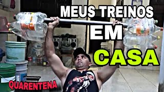 TREINO DE PEITO, OMBRO E TRICEPS EM CASA ( QUARENTENA)