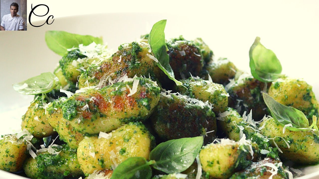 How to Make Gnocchi with Pesto | Italian Traditional Food | Gnocchi | Pesto | Basic Culinary