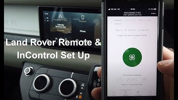 Land Rover Remote InControl Set Up
