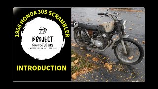 Episode 1  1966 Honda 305 Scrambler introduction