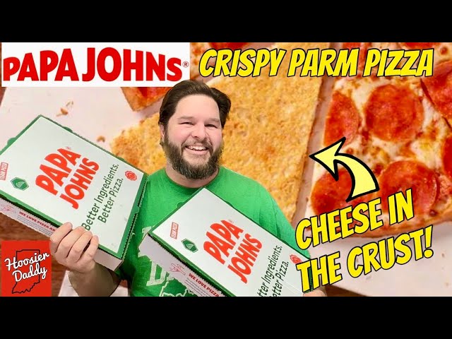 Papa Johns NEW Crispy Parm Pizza - Order Today!