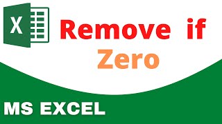how to remove zero value in ms excel | anil computers - best computers institute in udaipur