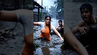 Brave Man Saved A Girl From Flood