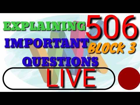 506 IMPORTANT QUESTION BLOCK-3 EXPLAINED IN TELUGU FOR NIOS DELED