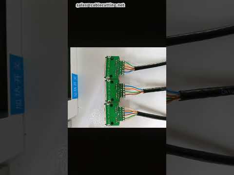 Semi Automatic 8 Core Connector Soldering Two Step Process   Factory Shoot