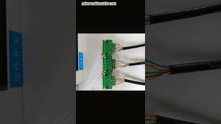 Semi Automatic 8 Core Connector Soldering Two Step Process Factory Shoot