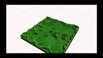 Результат вытащенной карты высот сектора Арктики