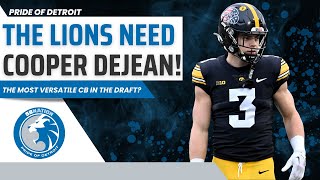 The Lions Need Cooper DeJean AND They Need Him at Corner!
