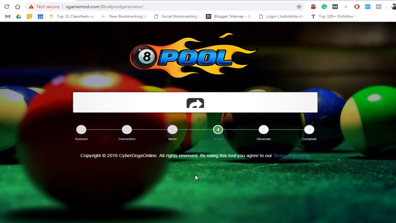 8 Ball Pool Coin Hack Generator Tool 2019 - 