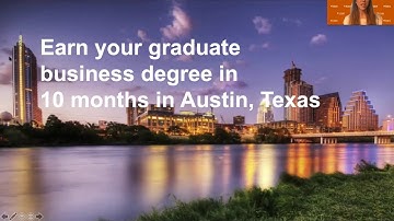 Master of Science in Information Technology & Management | McCombs School of Business