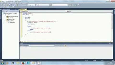 c programlama switch yapısı