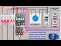 ⚡Automatic Motor ON/OFF Control Using Timer &amp; Selector Switch | 3 Phase Wiring