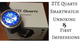 ZTE Quartz Smartwatch Unboxing and First Impressions